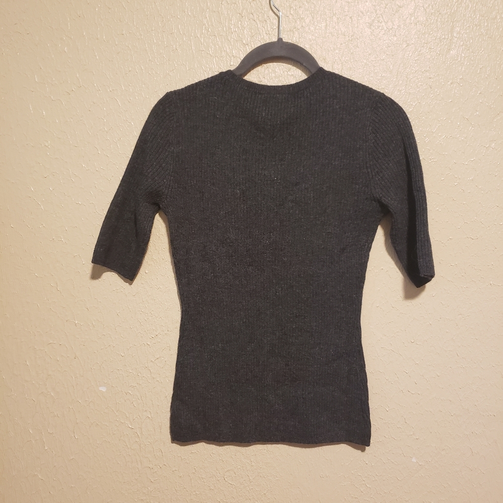 Billie the Label Christine Sweater Ribbed Wool Cashmere Blend‎ Size Small - Picture 3 of 7